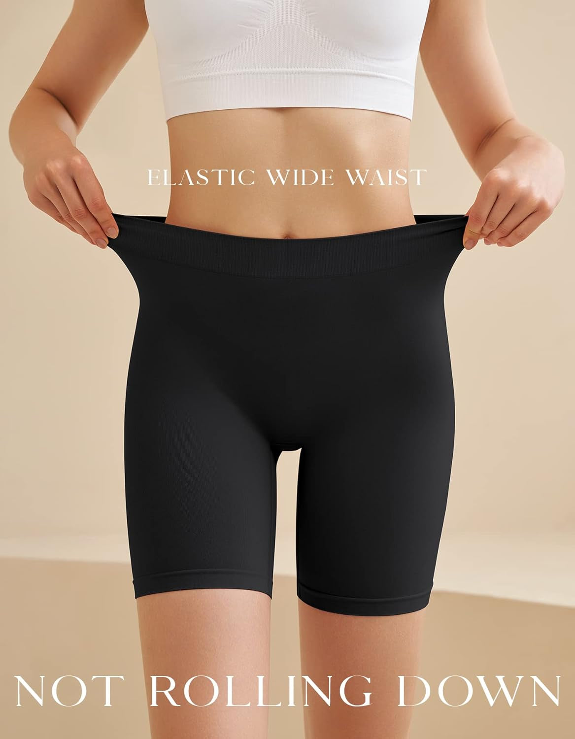 Slip Shorts for Women, Comfortable Smooth Seamless Underwear for Yoga