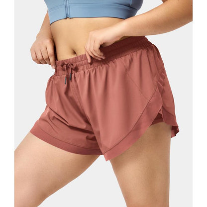 Low Rise Drawstring Fitness Shorts